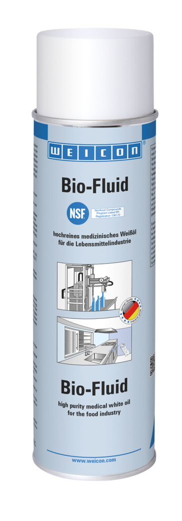 Bio-Fluide | Huile de lubrification et d'entretien pour le secteur alimentaire NSF H1 Bio-Fluide | Huile de lubrification et d'entretien pour le secteur alimentaire NSF H1