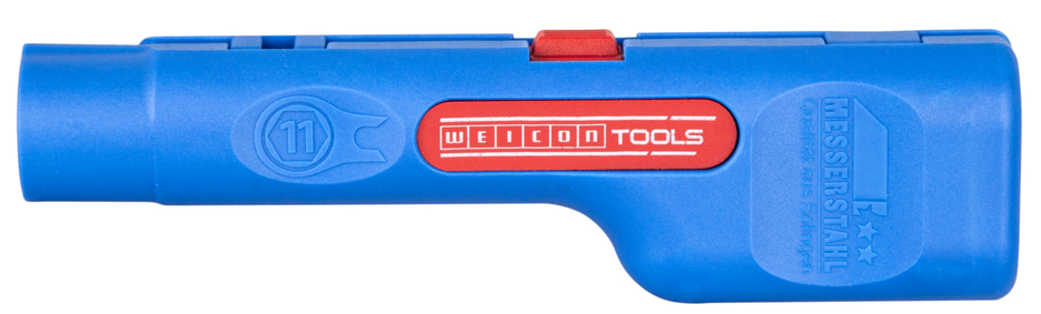 Coax-Stripper No 1 F Plus - suitable for F-screw connectors | for skinning and stripping coaxial cables incl. untwisting aid Coax-Stripper No 1 F Plus - suitable for F-screw connectors | for skinning and stripping coaxial cables incl. untwisting aid