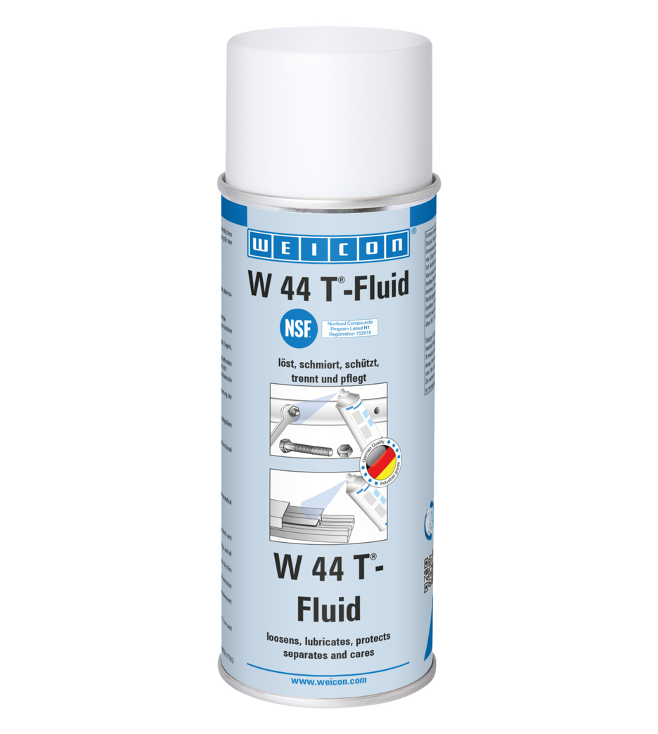 W 44 T®-Fluid | olio lubrificante e multifunzionale per il settore alimentare NSF H1 W 44 T®-Fluid | olio lubrificante e multifunzionale per il settore alimentare NSF H1