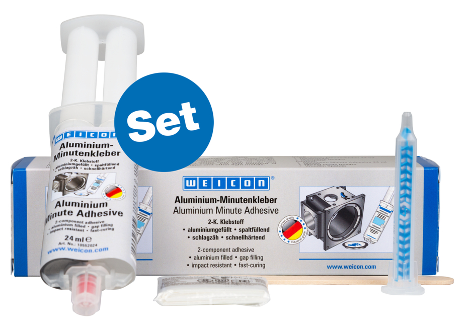 Aluminium-Minutenkleber