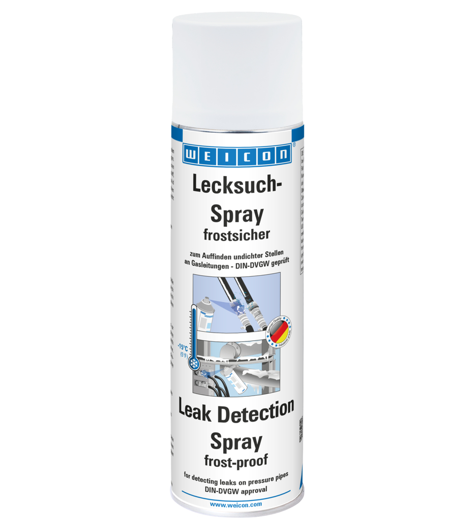 Lecksuch-Spray frostsicher