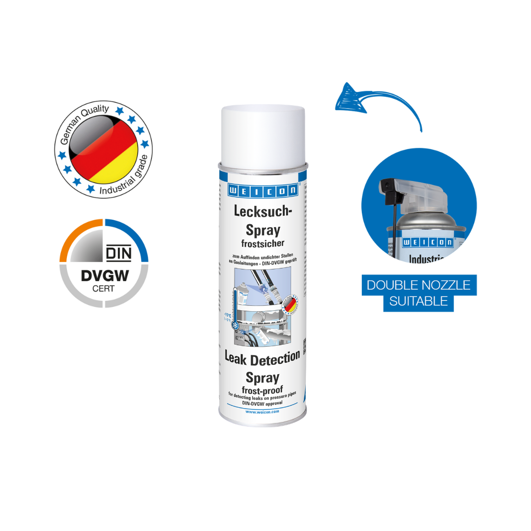 Lecksuch-Spray frostsicher