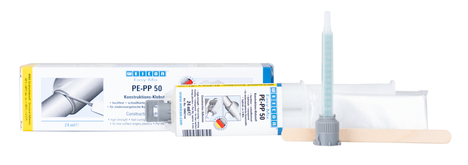 Easy-Mix PE-PP 50 | Konstruktions-Klebstoff auf Methylacrylatbasis für spezielle Kunststoffe