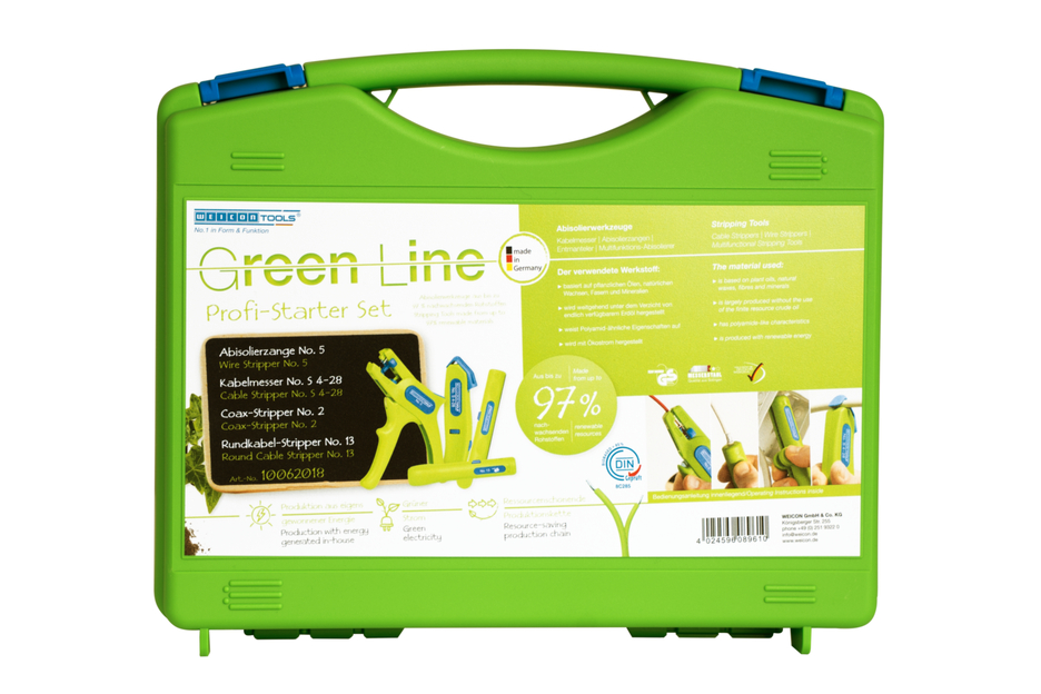 Kit Novice Pro Green Line | Kit de dénudage 4 pièces pour l'installation domestique