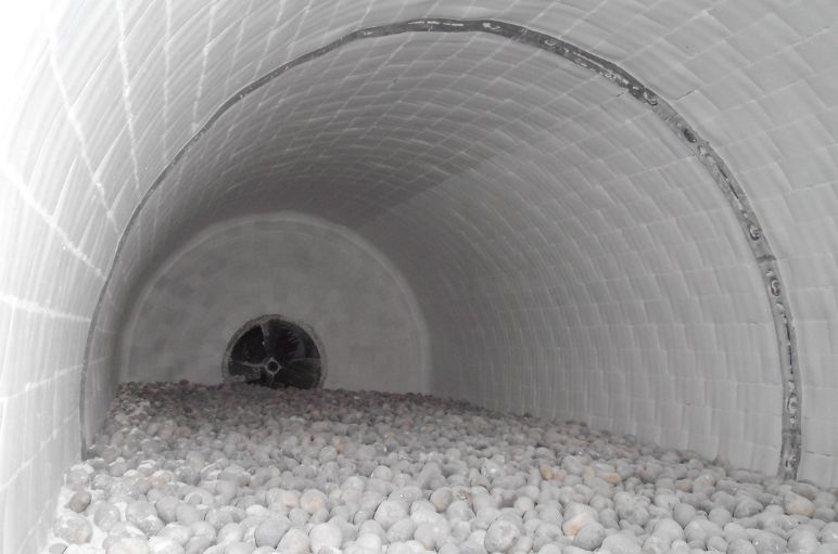 Weiße Mühle von Innen