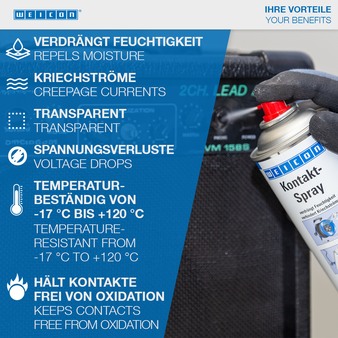 Spray Contact | Entretien et protection des contacts électroniques