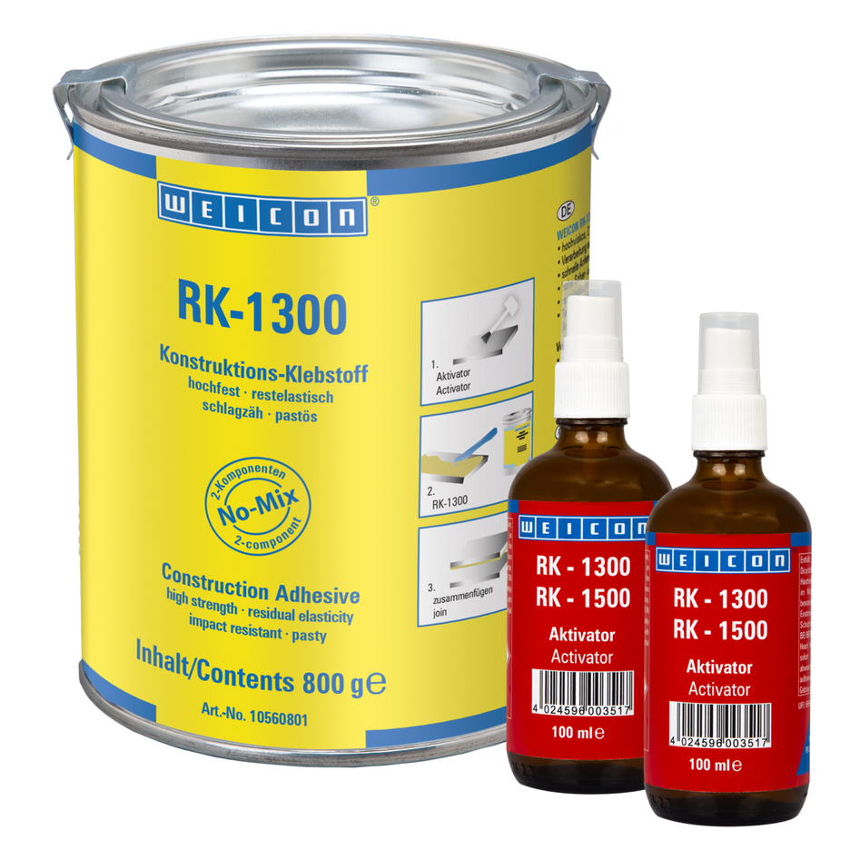 RK-1300 Adhésif Structural | Adhésif structural acrylate, adhésif pâteuse no-mix