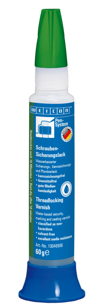 Schraubensicherungslack | Wasserbasierter Sicherungs-, Kennzeichnungs- und Plombierlack