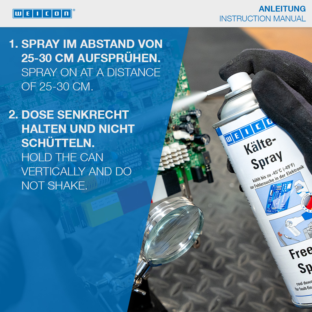 Spray Givreur | Refroidir les pièces jusqu'à -45°C