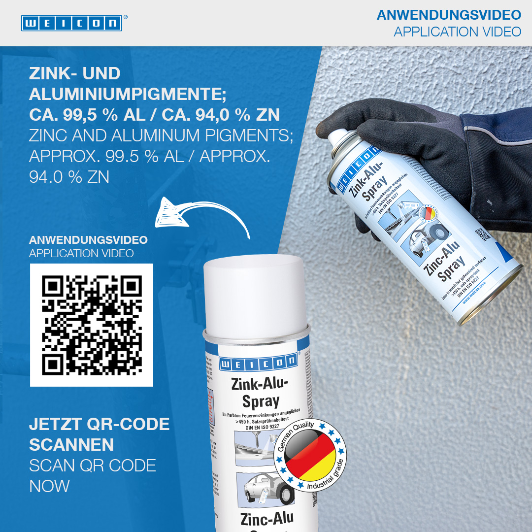 Spray Zinc-Alu | Réparation de galvanisations endommagées