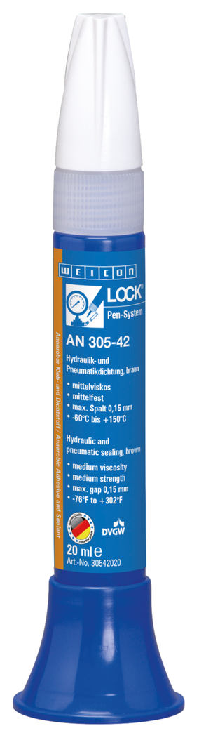 WEICONLOCK® AN 305-42 Joint Hydraulique et Pneumatique | résistance moyenne, avec homologation DVGW