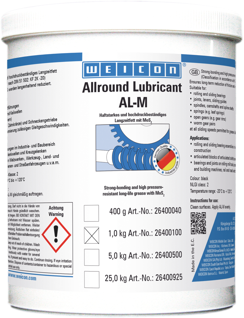 AL-M High-Performance Grease | long-term grease with MoS2