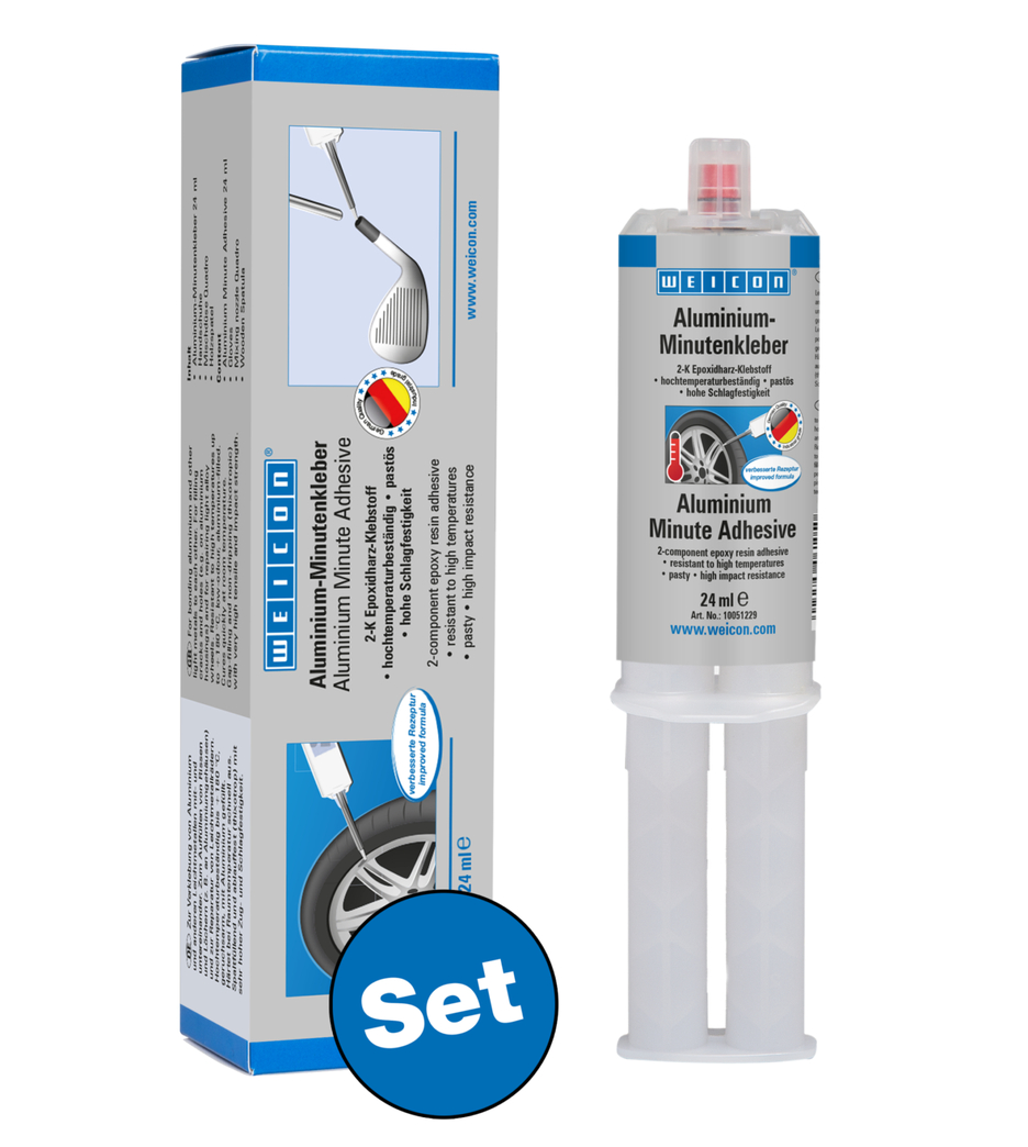 Aluminium Minute Adhesive | Liquid metal epoxy resin adhesive