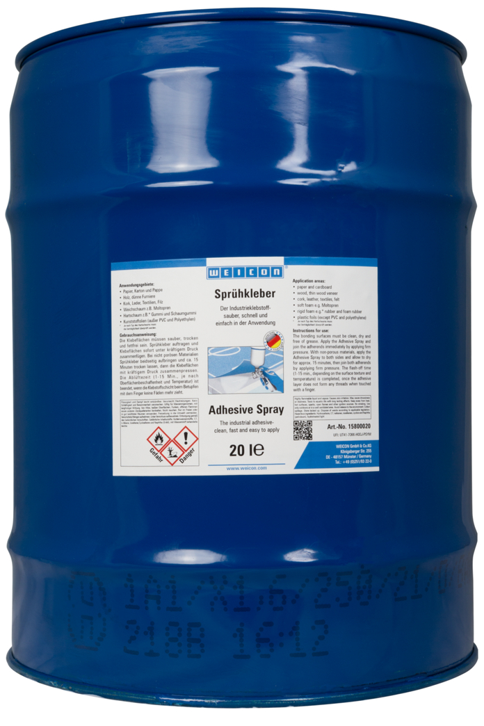 Sprühkleber Flüssigwirkstoff