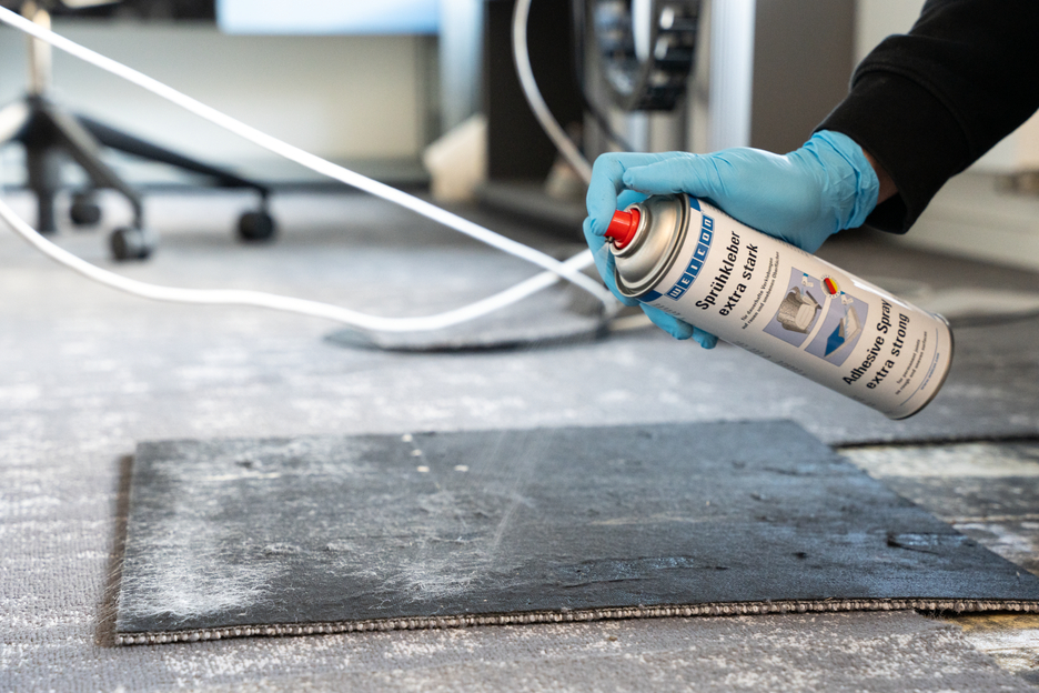 Adhesive Spray extra strong | sprayable contact adhesive for strong and permanent bonding of felt, artificial leather and insulating materials