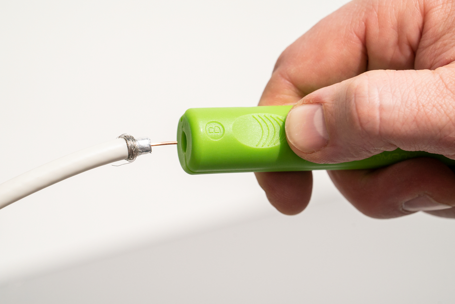 Stripper per Cavi Coassiali No. 2 Green Line | for skinning and stripping coaxial cables, working range 4,8 - 7,5 mm Ø