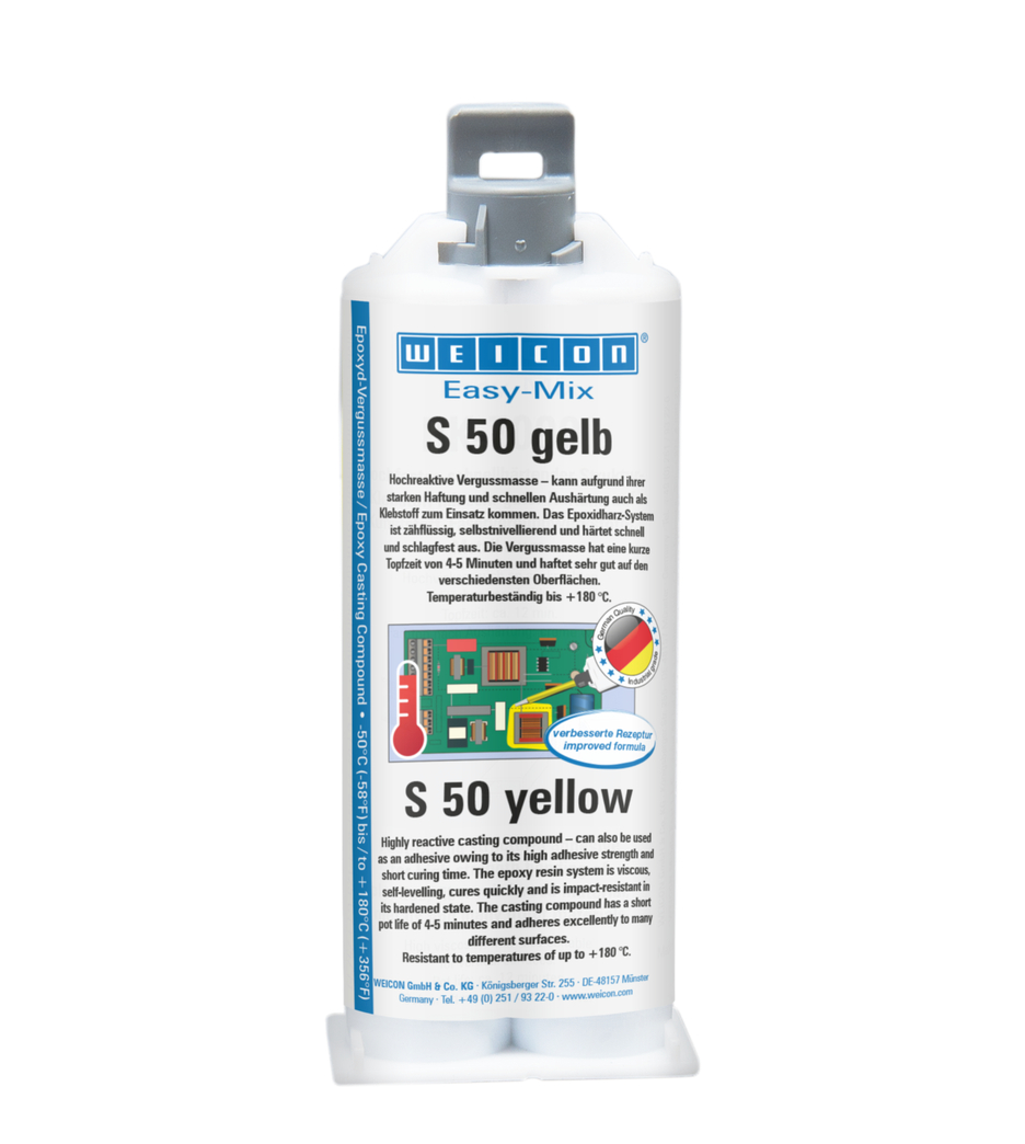 Easy-Mix S 50 yellow | high-temperature resistant epoxy casting compound