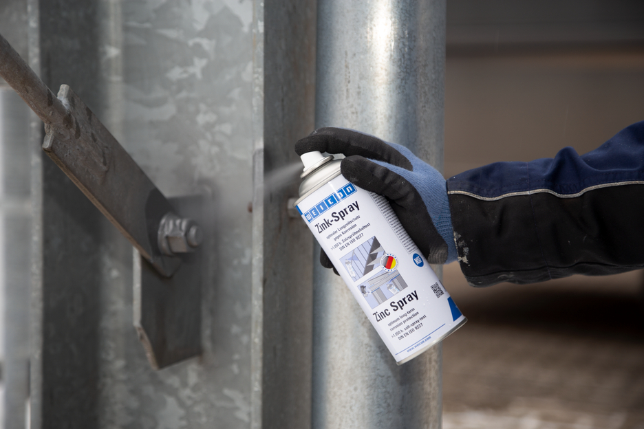 Spray Zinco | protezione dalla corrosione con omologazione per l'uso nel settore alimentare