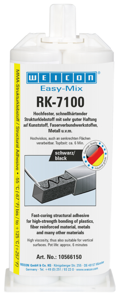 Easy-Mix RK-7100 Adhésif structural à base d’Acrylates | Adhésif structural acrylate, à durcissement rapide