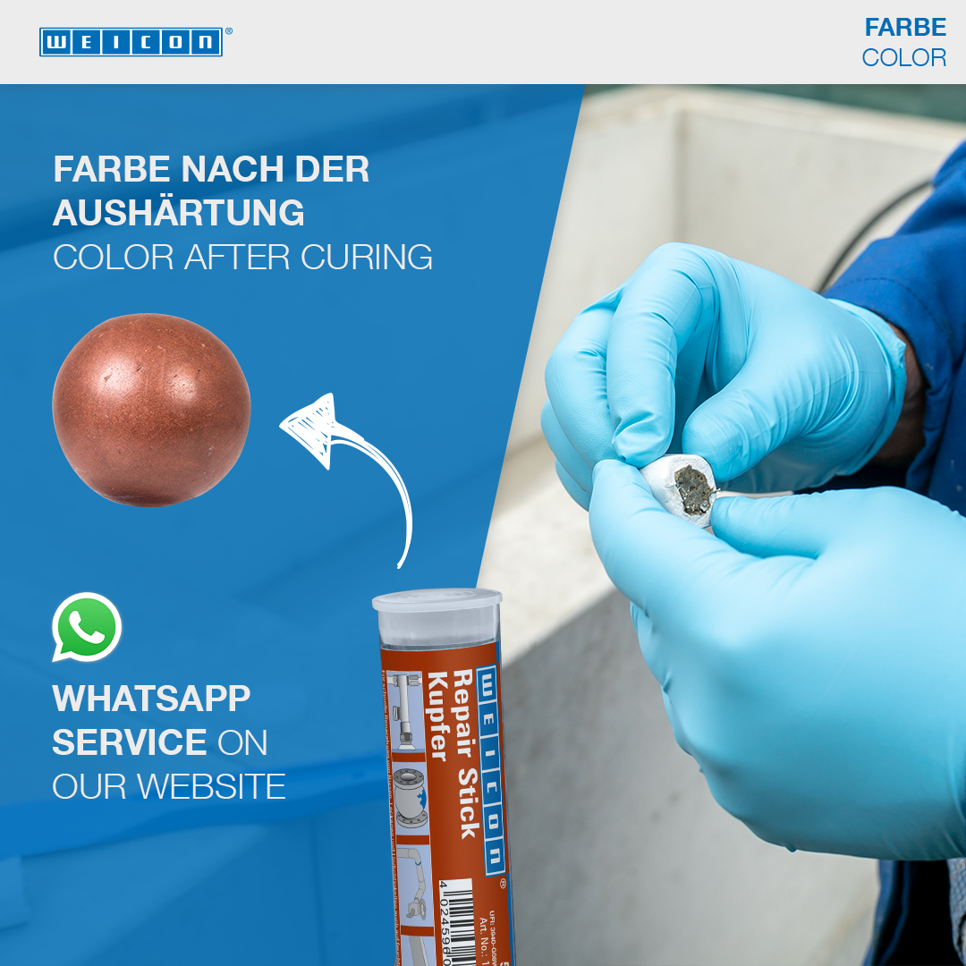 Barretta Rame | Stucco di riparazione approvato per l'acqua potabile