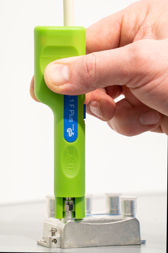 Coax-Stripper No. 1 F Plus Green Line - geeignet für F-Schraubstecker
