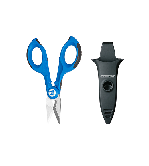Cable Scissors No. 35 | with 2-component handles for more safety incl. stripping and crimping function Cable Scissors No. 35 | with 2-component handles for more safety incl. stripping and crimping function
