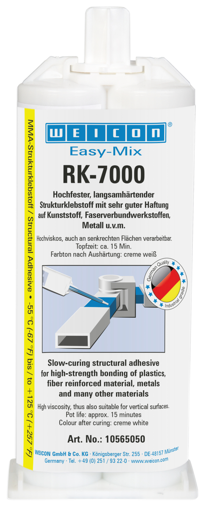Easy-Mix RK-7000 Adhésif structural à base d’Acrylates | Adhésif structural acrylate à durcissement lent Easy-Mix RK-7000 Adhésif structural à base d’Acrylates | Adhésif structural acrylate à durcissement lent