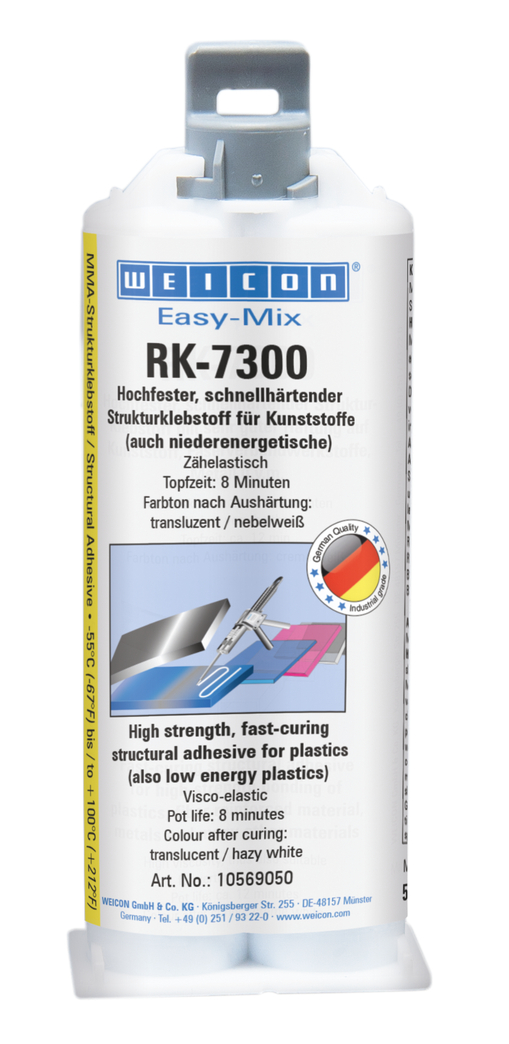 Easy-Mix RK-7300 Adhésif structural à base d'acrylates | Adhésif structural acrylate pour plastiques à faible énergie Easy-Mix RK-7300 Adhésif structural à base d'acrylates | Adhésif structural acrylate pour plastiques à faible énergie